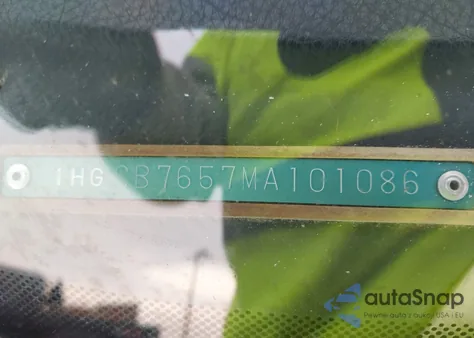 1991 Honda Accord Lx/Ex from USA, damaged, VIN 1HGCB7657MA101086